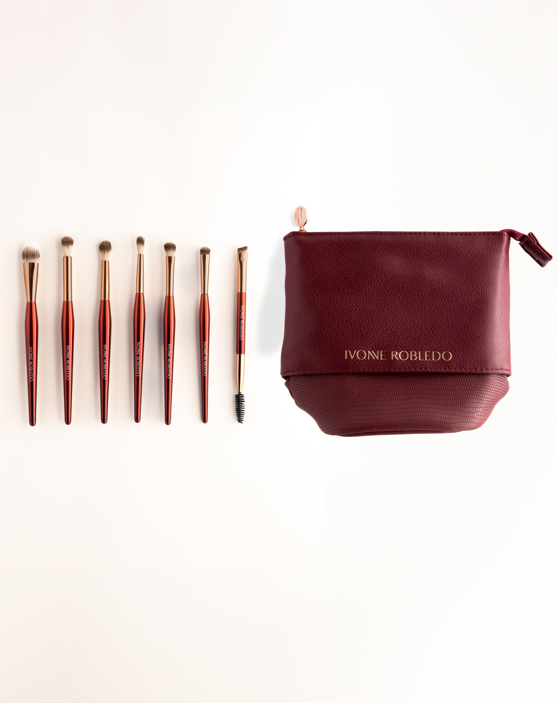 Flawless eye brush set+ bag